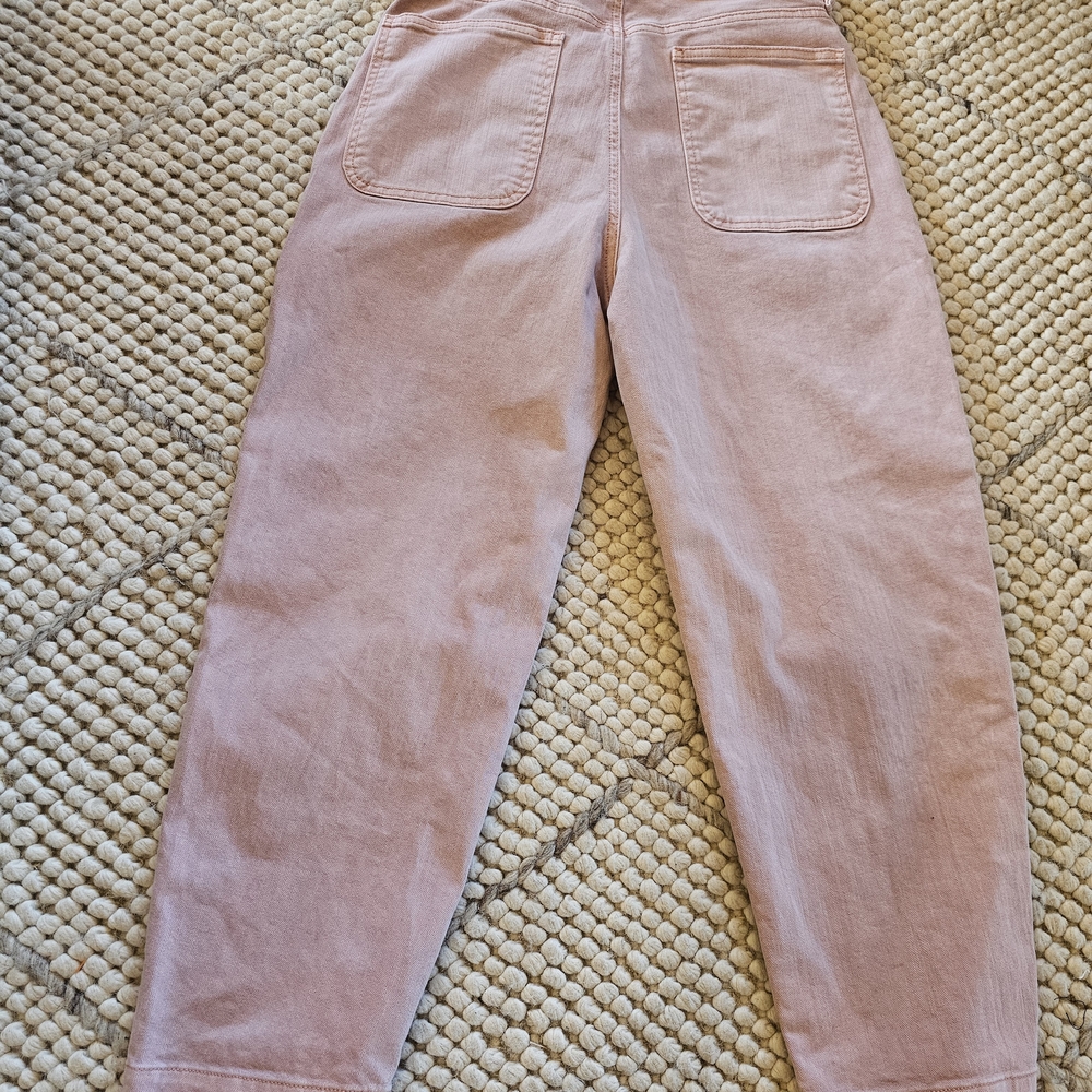 Gap Barrel Khaki High-rise Dusty Pink Women's Jeans Size 4. - Picture 2 of 7